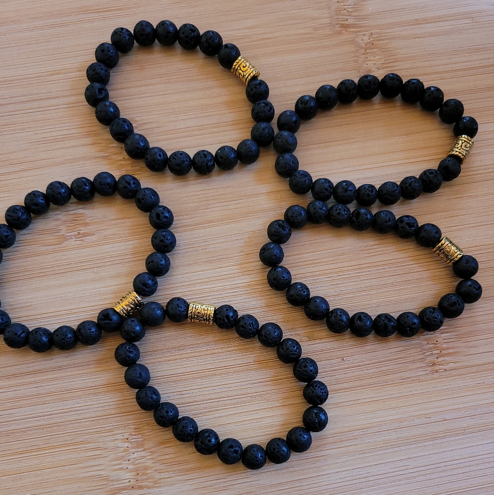 Lava stone bracelet
